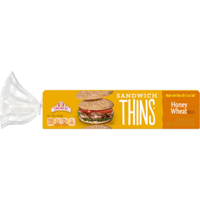 Oroweat Honey Wheat Sandwich Thins - 12 Oz - Image 1