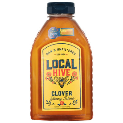 Local Hive Honey Raw & Unfiltered Authentic Clover - 24 Oz - Image 3