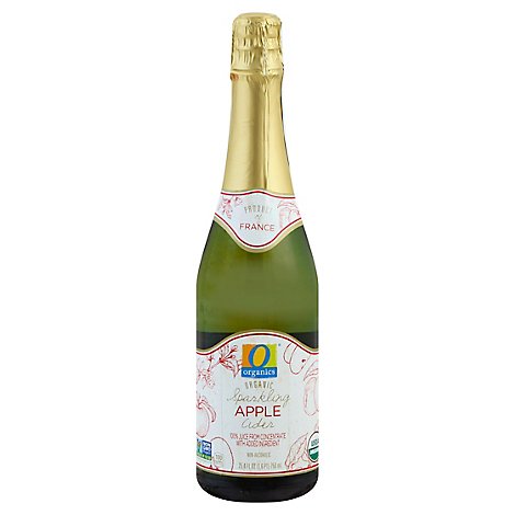O Organics Sparkling Apple Cider - 25.4 Fl. Oz.
