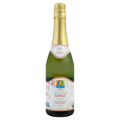 O Organics Sparkling Apple Cider - 25.4 Fl. Oz.