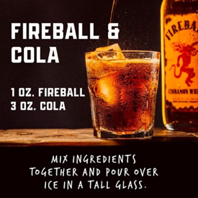 Fireball Hot Cinnamon Blended Whiskey 66 Proof Plastic Bottles - 10-50 Ml - Image 4
