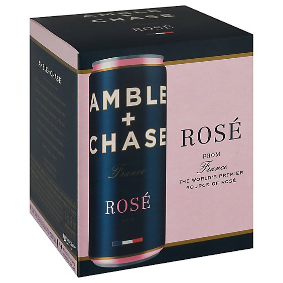Amble Chase Provence Rose Cans Wine - 4-250 Ml