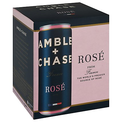 Amble Chase Provence Rose Cans Wine - 4-250 Ml - Image 1