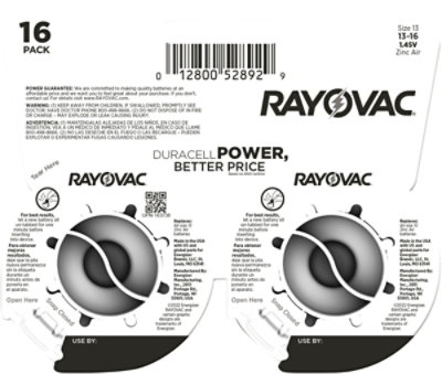 Rayovac Retail Size 13 16pk - 16 Count - Image 3