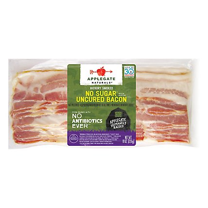 Applegate Natural No Sugar Uncured Bacon - 8oz - Image 3