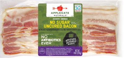 Applegate Natural No Sugar Uncured Bacon - 8oz