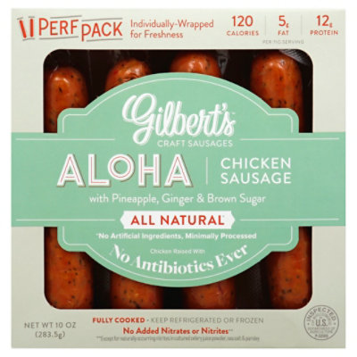 Gilberts Chicken Sausage Aloha - 10 Oz - Image 2