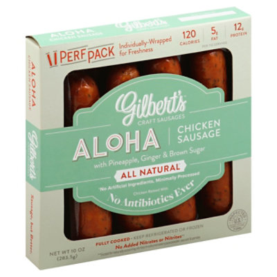 Gilberts Chicken Sausage Aloha - 10 Oz - Image 1