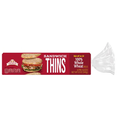 Oroweat 100% Whole Wheat Sandwich Thins - 12 Oz - Image 5