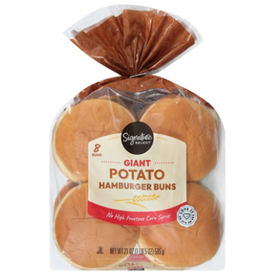 Signature SELECT Hamburger Buns Potato - 21 Oz - Image 3