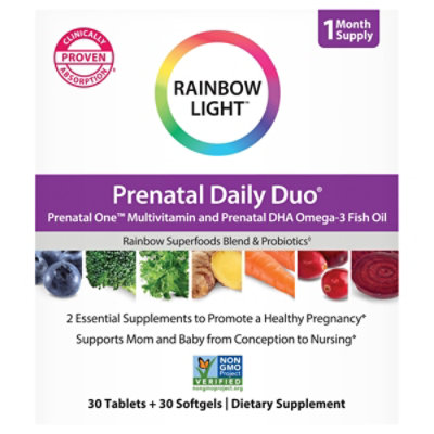 Rnbw Light Just Once Vit Multi Prenatal 30 Count Albertsons