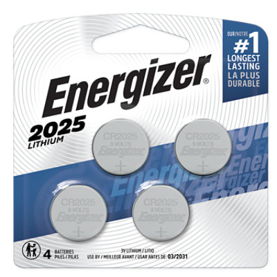 Energizer 2025 3V Lithium Coin Batteries - 4 Count - Image 5