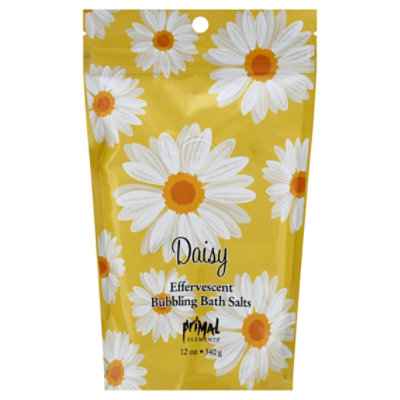 Primal Elements Daisy Bubbling Bath Salts - 12 Oz - Image 1