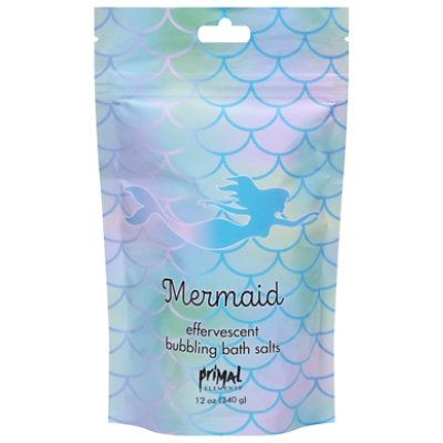 Primal Elements Mermaid Bubbling Bath Salts - 12 Oz