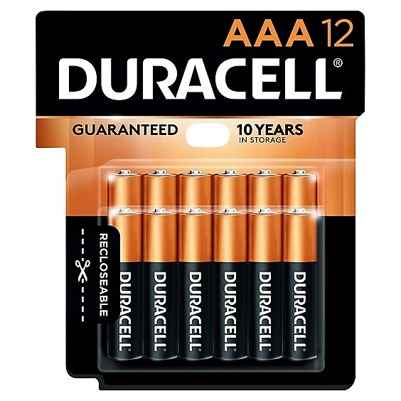 Duracell Alkaline Personal Power AAA - 12 Count