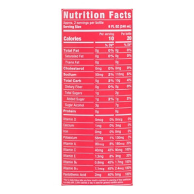 ROAR Organic Electrolyte Infusions Cucumber Watermelon Bottle - 18 Fl. Oz - Image 3