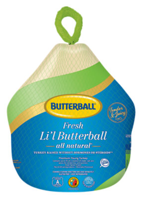 Butterball Li'l Turkey Fresh - Weight Between 6 Lb - 9 Lb - Image 1