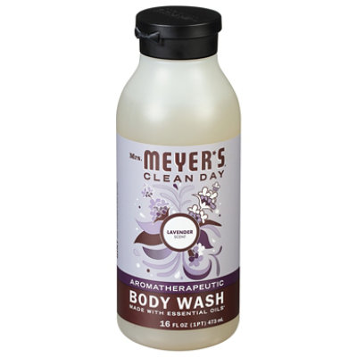 Mrs. Meyers Clean Day Body Wash Lavender Scent 16 ounce bottle