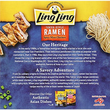 Ling Ling Spicy Miso Chicken Ramen - 8.65 Oz - Image 6