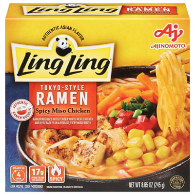 Ling Ling Spicy Miso Chicken Ramen - 8.65 Oz