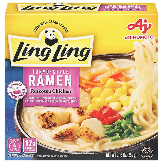 Ling Ling Tonkotsu Chicken Ramen - 9.15 Oz