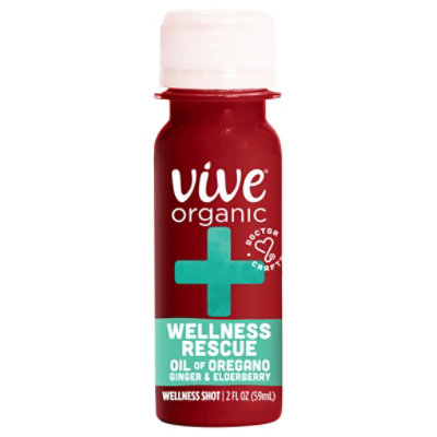 Vive Organic Oil of Oregano And Ginger Wellness Rescue Shot Bottle - 2 Oz - Image 3