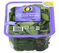 O Organics Baby Spinach And Butter Lettuce - 5 Oz
