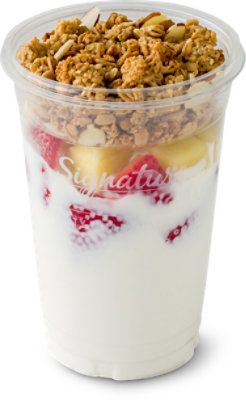 Fresh Cut Yogurt Parfait Strawberry With Strawberry & Pineapple - 12 Oz (410 Cal) - Image 1