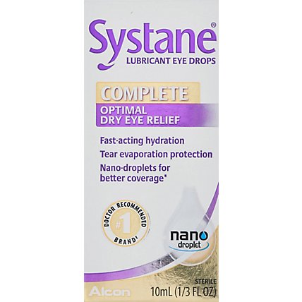 Systane Complete Lubricant Eye Drops - 10 Ml - Image 2