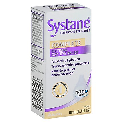 Systane Complete Lubricant Eye Drops - 10 Ml - Image 1