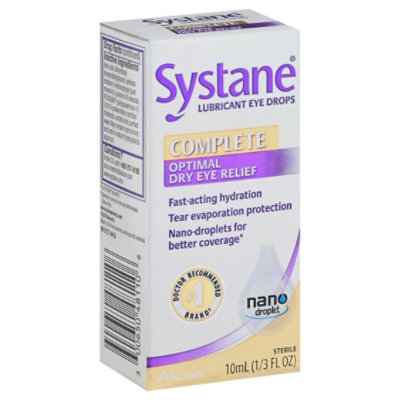 Systane Complete Lubricant Eye Drops - 10 Ml