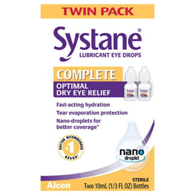 Systane Complete Lubricant Eye Drops - .66 Fl. Oz. - Image 2