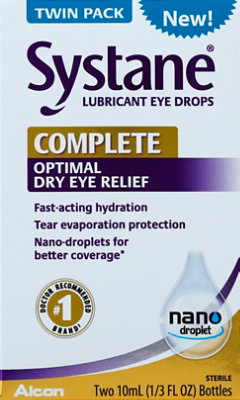 Systane Complete Lubricant Eye Drops - .66 Fl. Oz. - Image 2