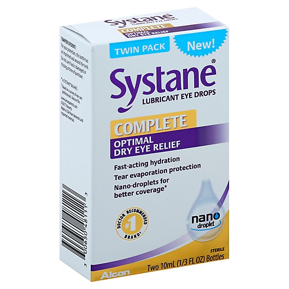Systane Complete Lubricant Eye Drops - .66 Fl. Oz.