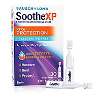 Soothe Xtra Protection Advanveed Dry Eye Therapy Eye Drops - 30 Count