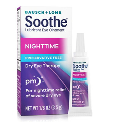 Soothe Nighttime Severe Dry Eye Moisturizing Ointment - 1.8 Oz - Image 1