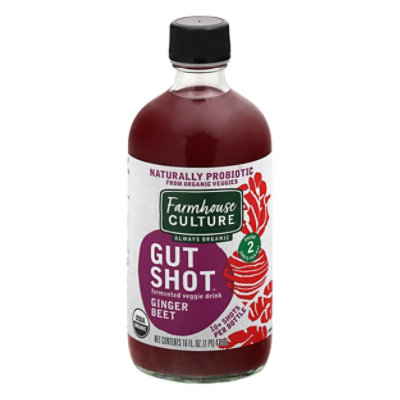 Farmhouse Culture Gut Shot Ginger Beet - 16 Fl. Oz. - Image 3