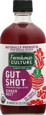 Farmhouse Culture Gut Shot Ginger Beet - 16 Fl. Oz. - Image 2