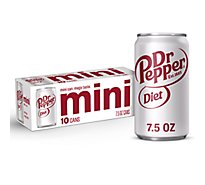 Diet Dr Pepper Soda Cans - 10-7.5 Fl. Oz.