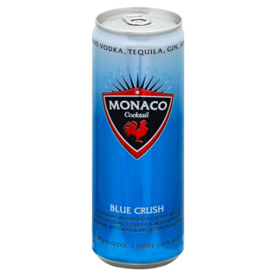 Monaco Cocktail Blue Crush Can - 12 Fl. Oz. - Image 1