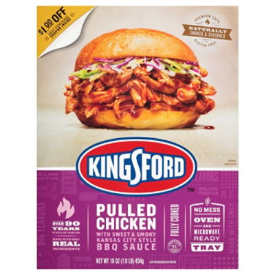 Kingsford Smoked Pulled Chicken With Kansas City Style Bbq Sauce - 1 Lb - Image 3