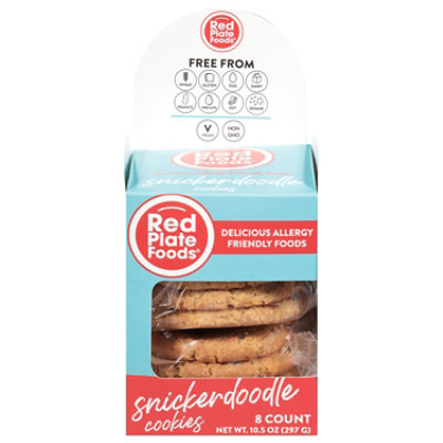 Snickerdoodle Cookies Gluten Free Vegan Nut Free Soy Free 8 Count - 10.5 Oz - Image 1