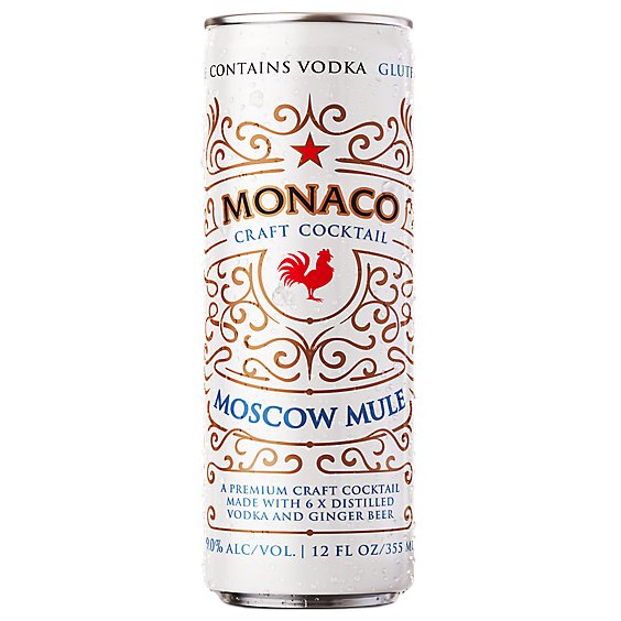 Monaco Moscow Mule Can - 12 Fl. Oz.