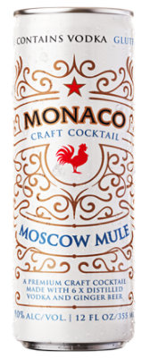 Monaco Moscow Mule Can - 12 Fl. Oz.