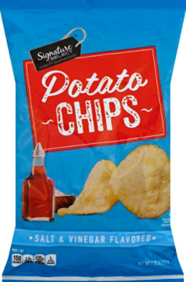 Signature SELECT Chips Potato Salt & Vinegar - 7.75 Oz - Image 2