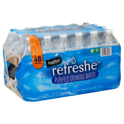 Signature Select Refreshe Purified Water - 48-8 Fl. Oz. - Safeway