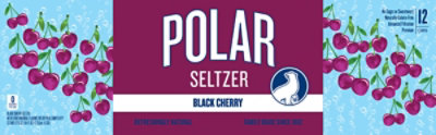 Polar Seltzer Calorie-Free Black Cherry Can - 12-12 Fl. Oz. - Image 7