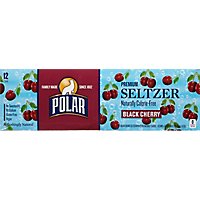 Polar Seltzer Calorie-Free Black Cherry Can - 12-12 Fl. Oz. - Image 2