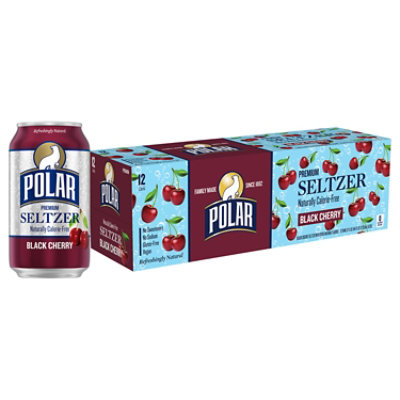 Polar Seltzer Calorie-Free Black Cherry Can - 12-12 Fl. Oz.