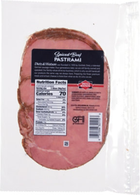 Dietz & Watson Pre-Sliced Pastrami - 6 Oz - Image 6